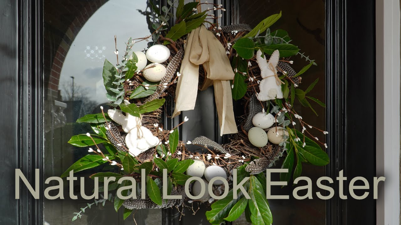 Easter decorate with me 2024 | Natural look | Easter decor