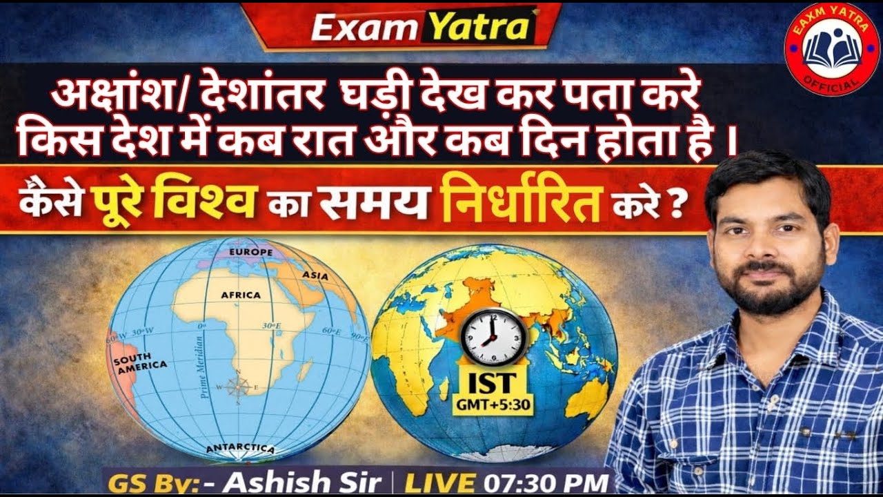 अंतर्राष्ट्रीय मानक समय रेखा/भारतीय मानक समय रेखा | Part 02 | विश्व का समय कैसे निर्धारित होता है? |
