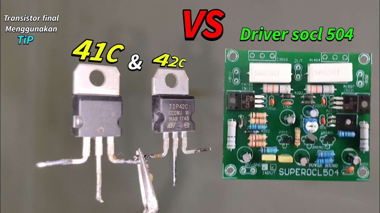 Bagaimana jika Transistor TIP 41C & 42C jadi transistor FINAL.. ||  rusak