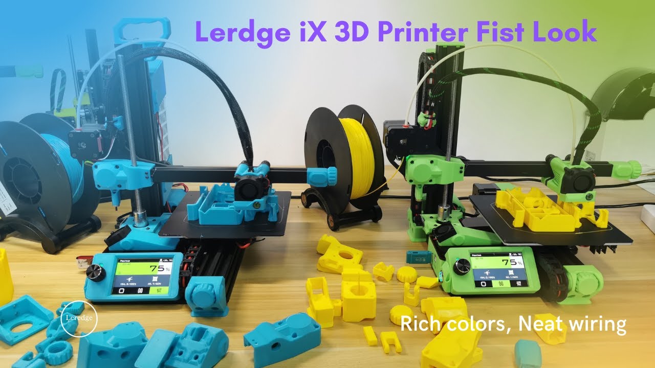 Lerdge iX 3D printer first look! 3D printer for beginners, build your own 3D printer projects!