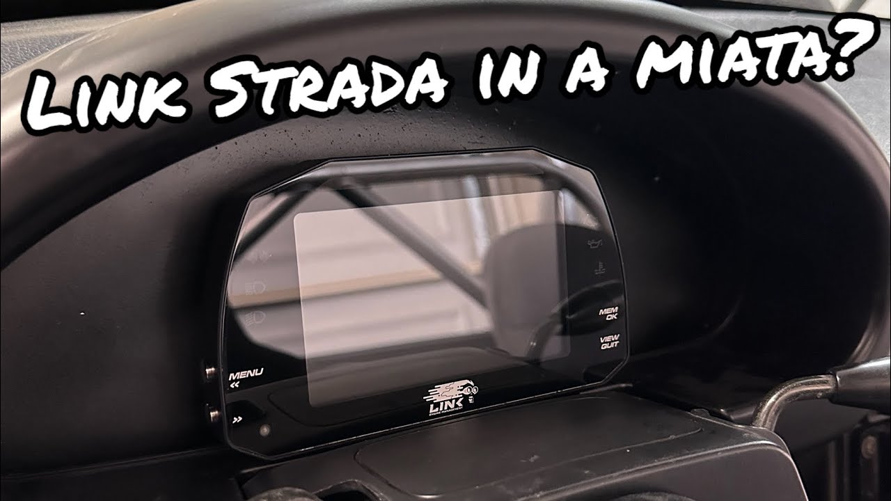 How to install a Link Strada Dash…in a Miata!