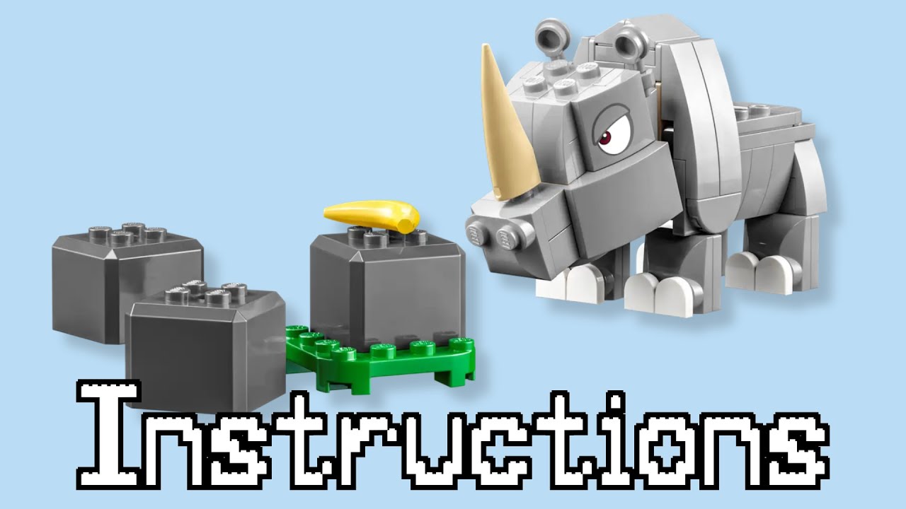 LEGO Mario: Rambi the Rhino Instructions! | Set 71420