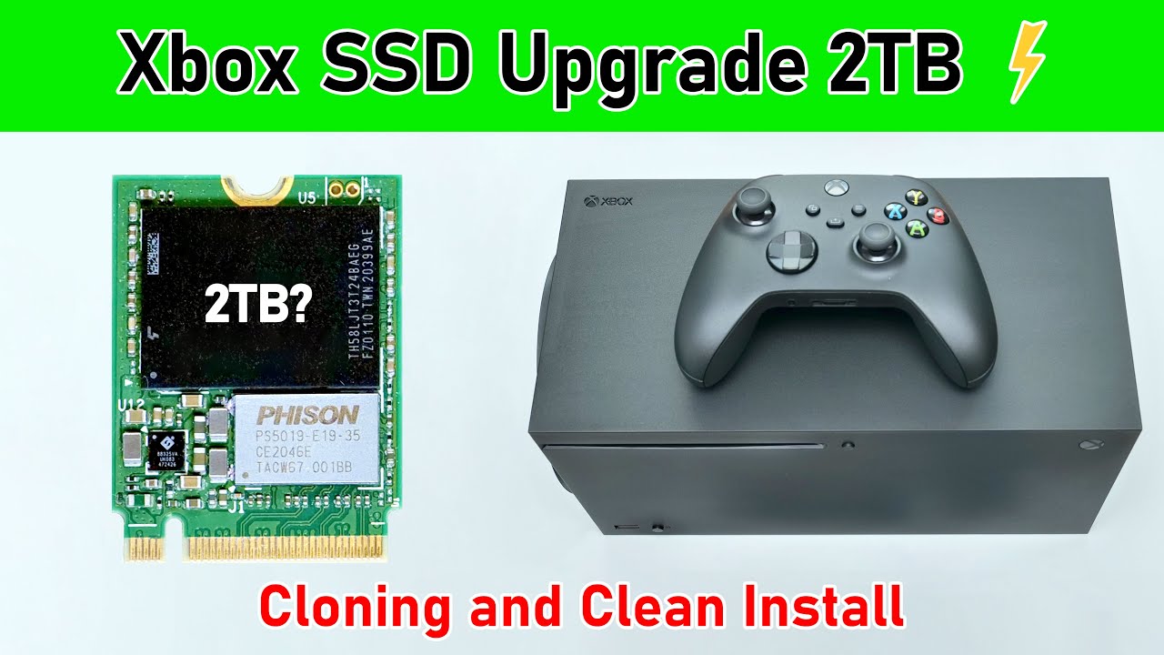 Upgrade Xbox Series X SSD to 2TB – Clean Install or Clone Method (Step-by-Step Guide)
