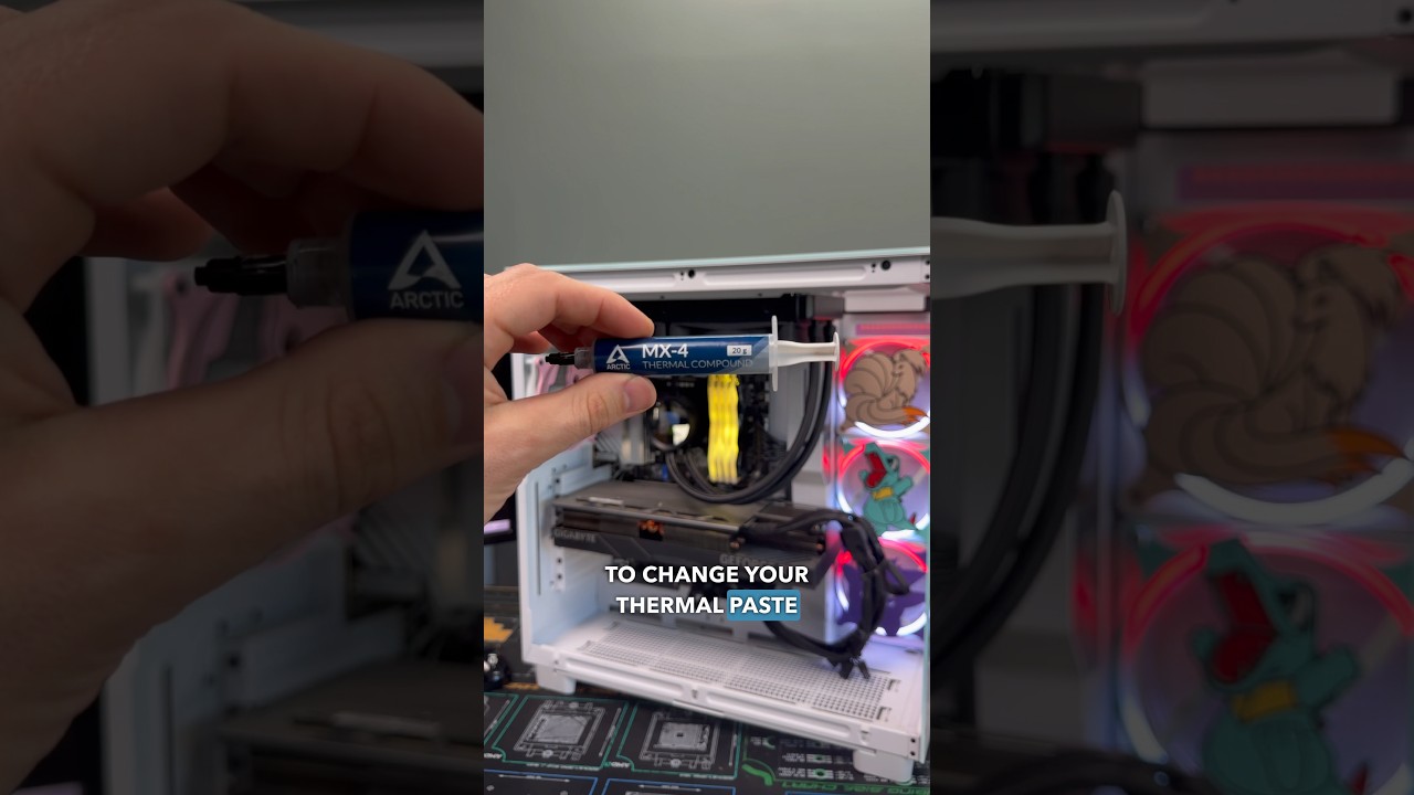Check Your Thermal Paste! #pc #techtips #pcbuild #pcmasterrace #gamingpc