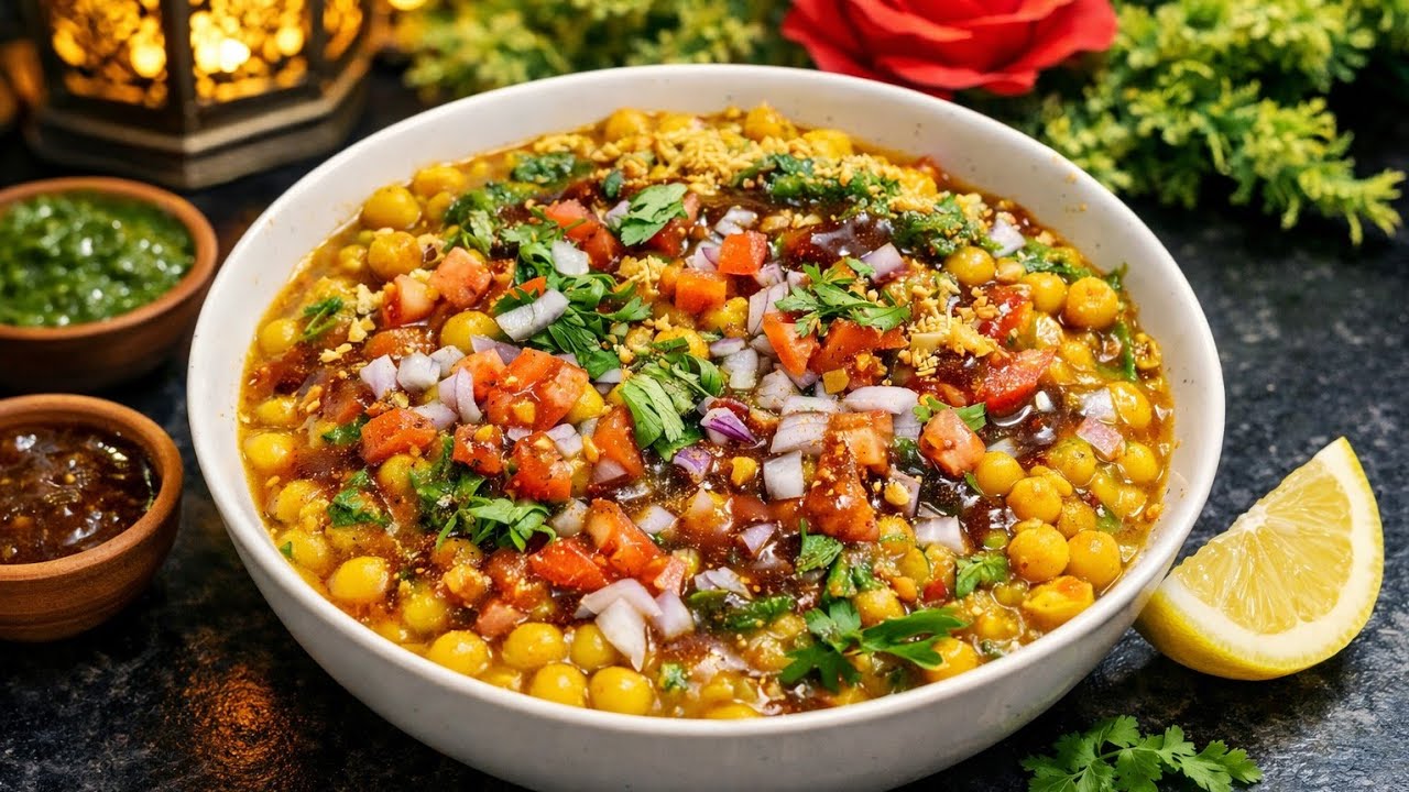Ramadan Iftar Special Ragda Chaat  | Easy Street Style Recipe at Home