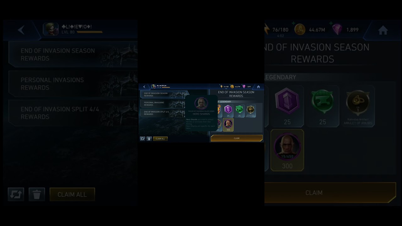 Injustice 2 Mobile End  Of Invasion Season Rewards #injustice2mobile #injustice2