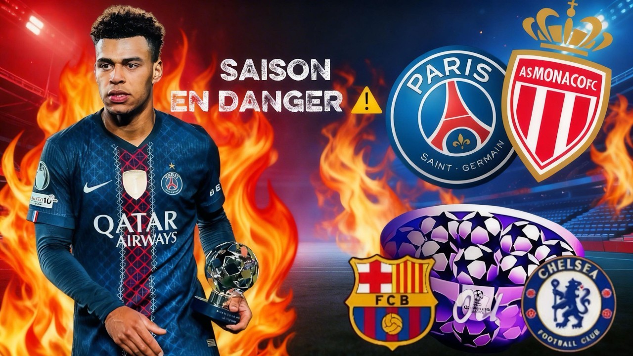 PSG - AS MONACO : Élimination en LIGUE des CHAMPIONS 🚫 la saison déjà en DANGER ?