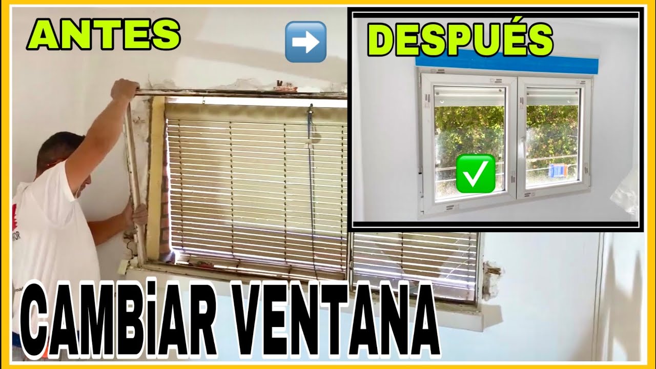 CÓMO CAMBIAR VENTANAS VIEJAS POR NUEVAS - EXPLICÓ CÓMO INSTALAR UNA VENTANA DE PVC FÁCIL Y RÁPIDO🏠