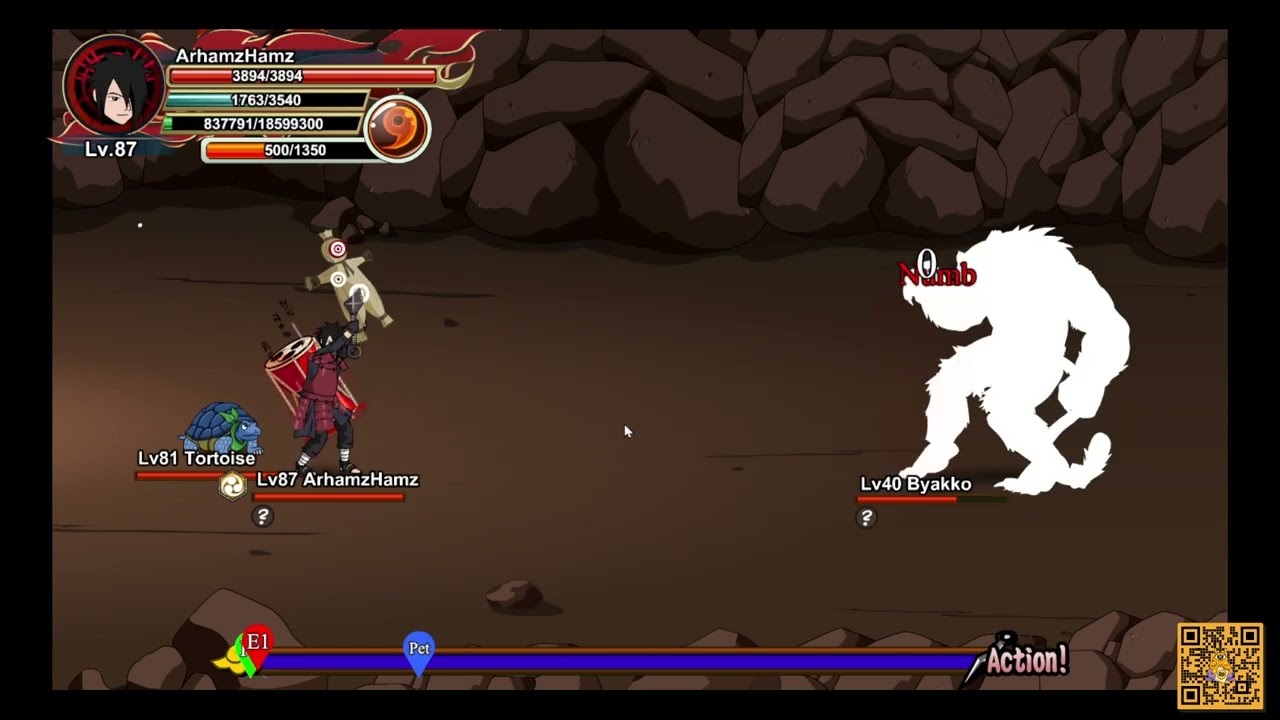 Shinobi Warfare Nostalgia! Byakko Lv 40 Dihajar Ninja Lv 87 🔥 Jurus Hyuga Hinata!