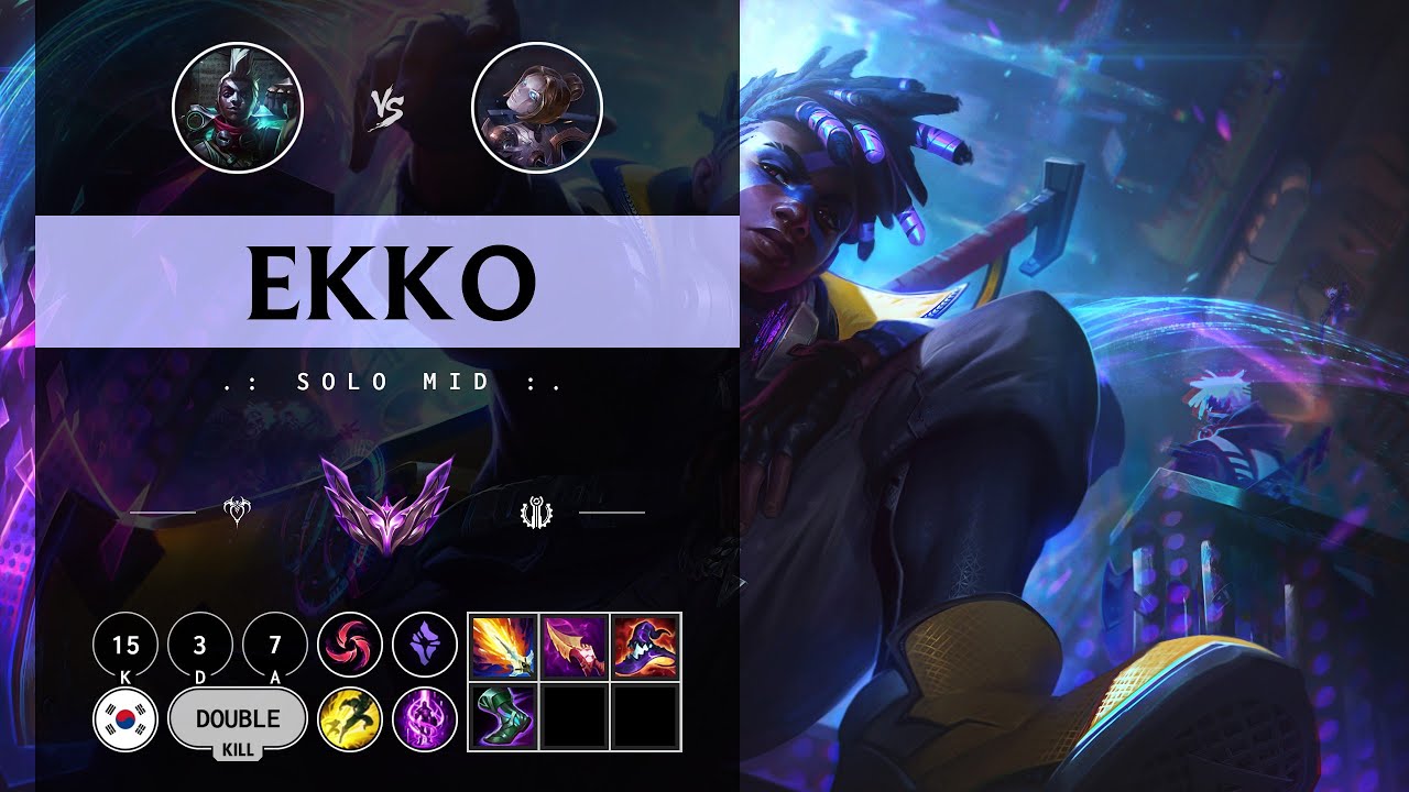 Ekko Mid vs Orianna - KR Master Patch 14.9