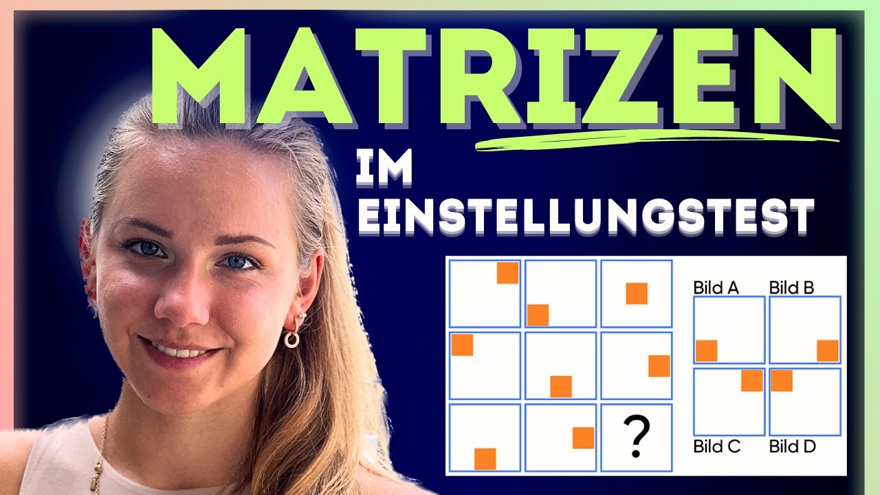 🧮 🧮 Meistere Matrizen im Einstellungstest: Matrizen üben MIT ÜBUNGSAUFGABE!!