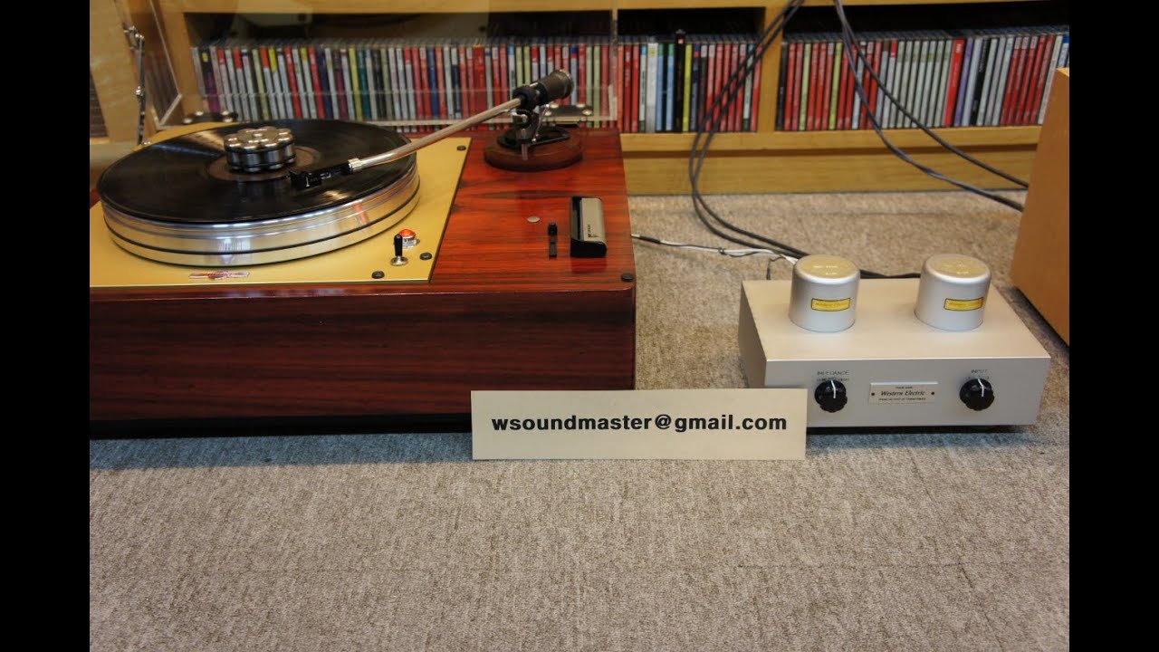 W Trans Tube Phono Preamp, WE Phono MC Stepup Trans, W 350B PP Power Amps (Classic Music LP-2)