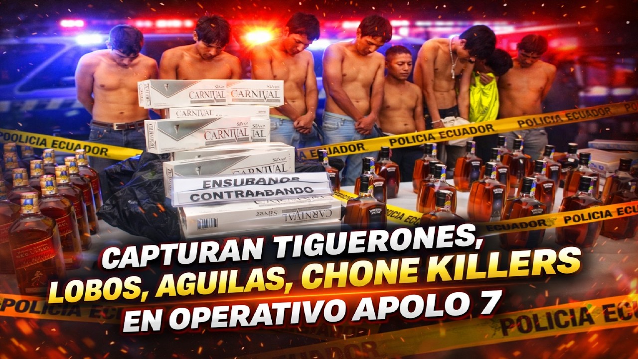 🔴 Contundente Acción contra Tiguerones, Águilas, Lobos y Chone Killers en Guayas