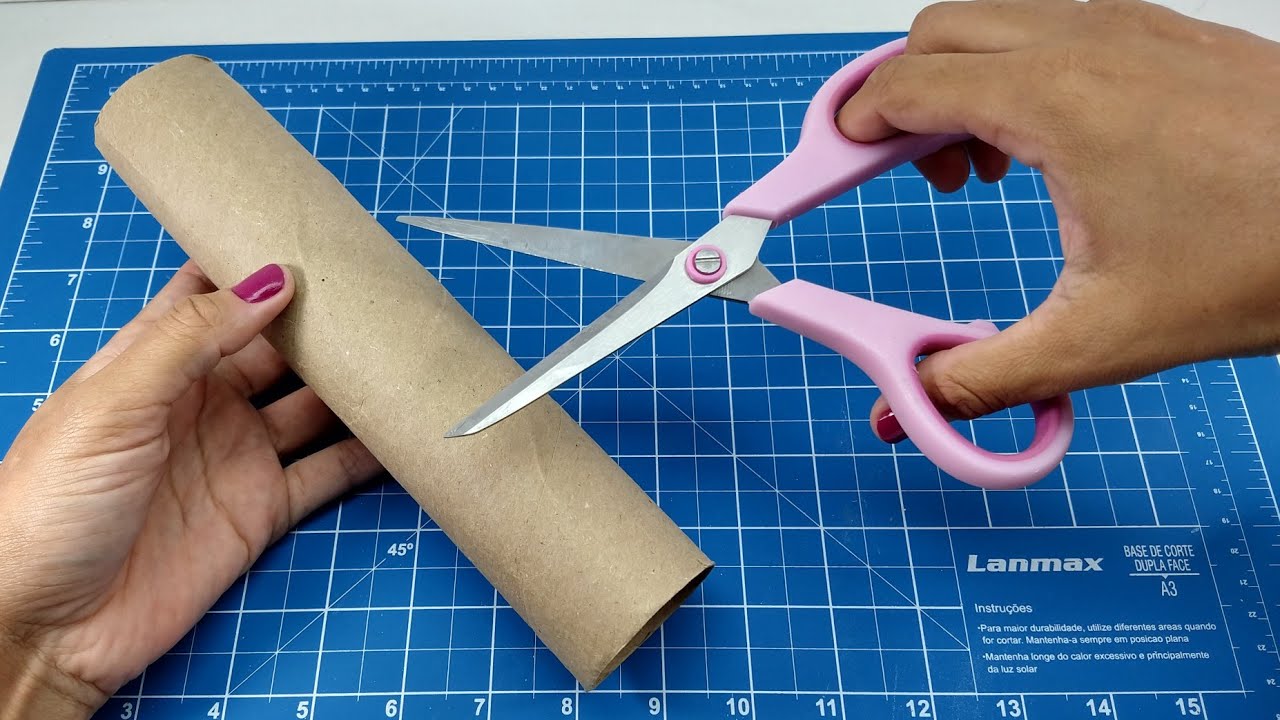 2 IDEIAS CRIATIVAS COM ROLO DE PAPEL ♥️
