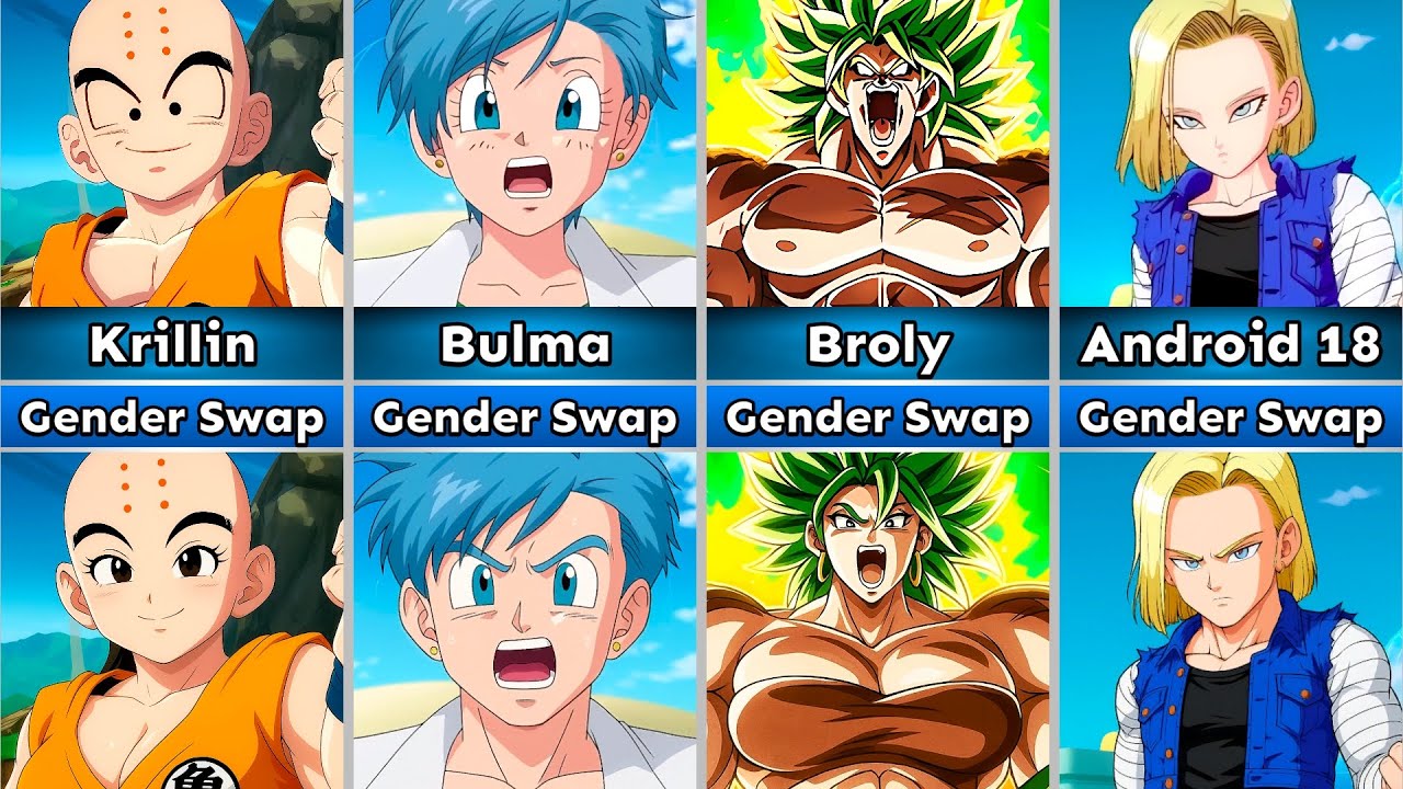 Dragon Ball Gender Swap Version