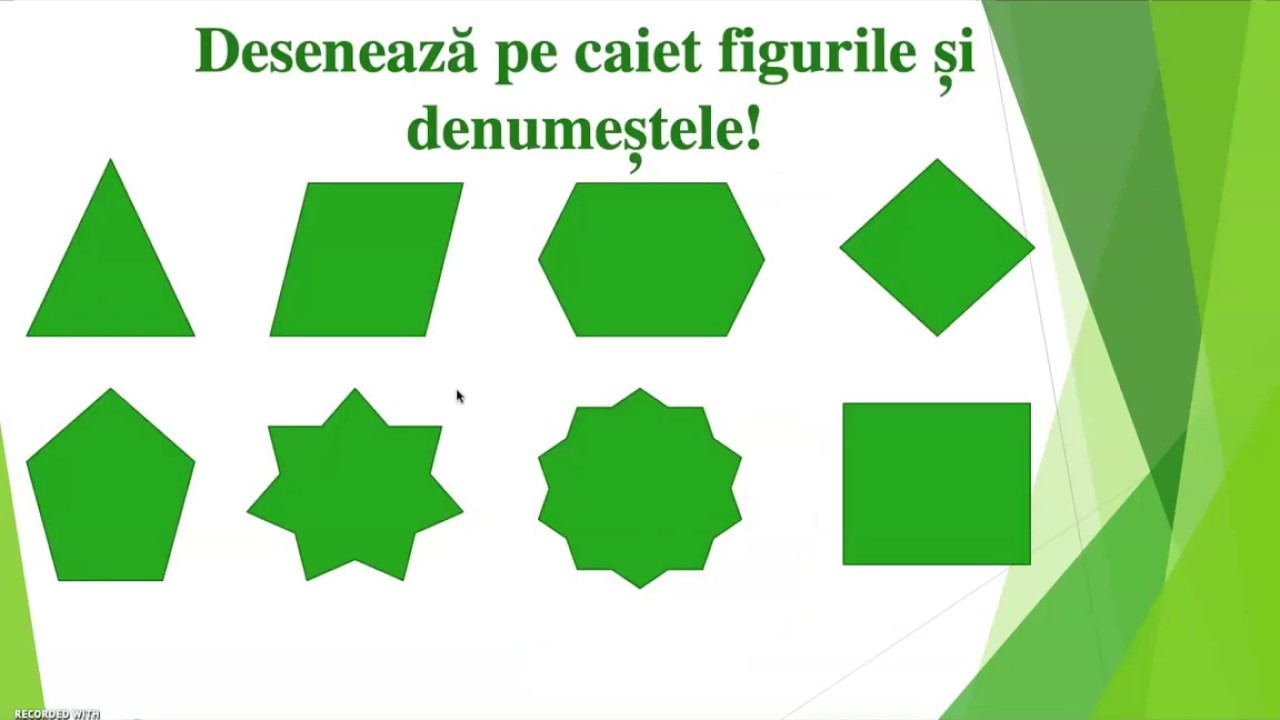 Formele și figurile geometrice poligon Cl. 4 Suhin Angela