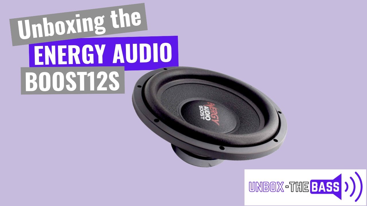Unboxing the Energy Audio - BOOST12S