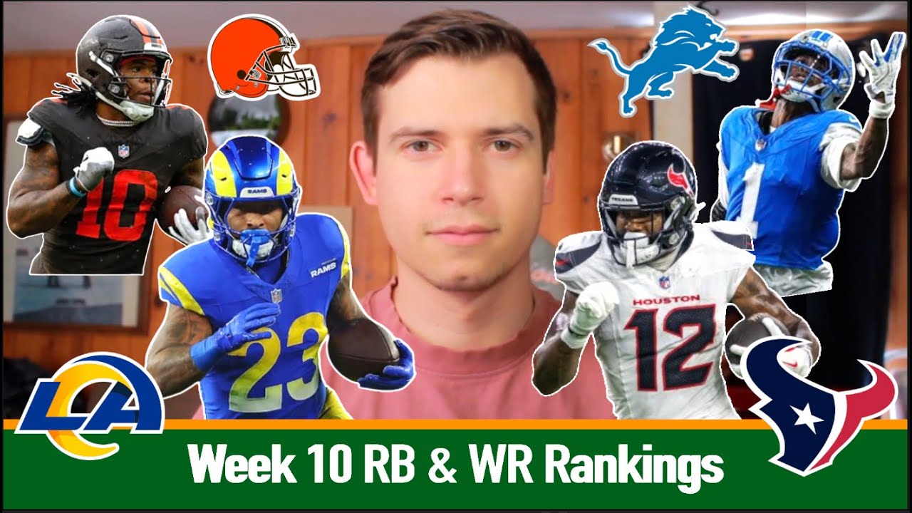 Week 10 Top 100 FLEX Rankings  Rankings (RBs & WRs) | 2025 Fantasy Football