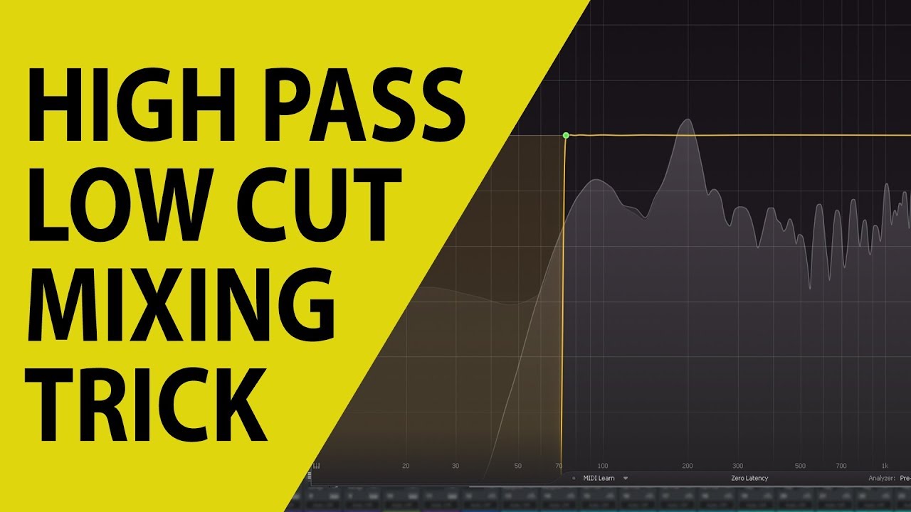 High Pass / Low Cut Mixing Tip