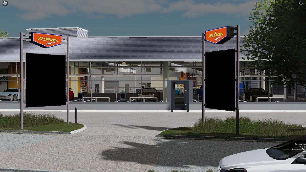 Mr. Wash Berlin Roblox (vom Autohaus zur modernen  Waschstraße)