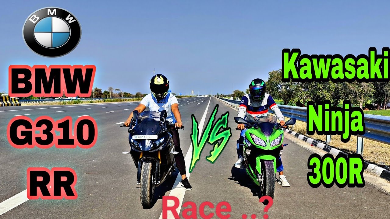 Bmw g310 RR VS Ninja 300 Race || road Highway battle || 2023 @SurajVerma13