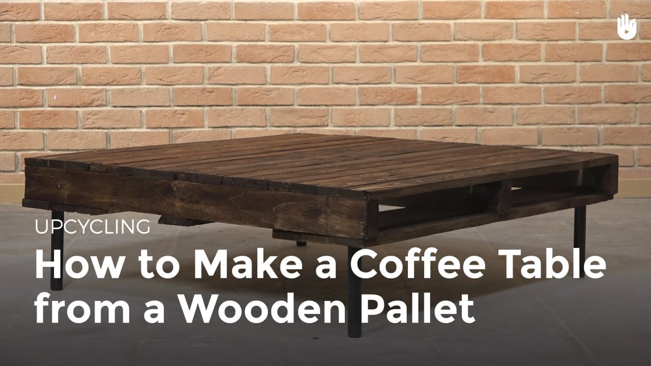 Learn how to DIY Pallet Furniture: Coffee Table | Upcycling