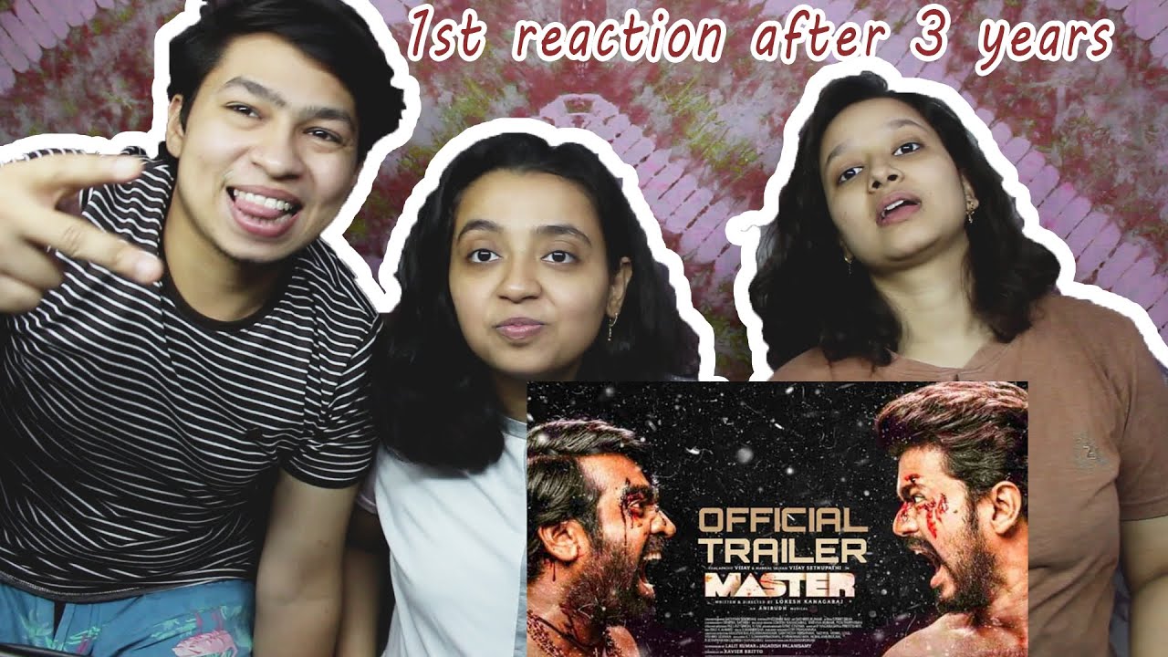 Master TRAILER reaction ! Vijay & Vijay combo ! ASKD REACTION