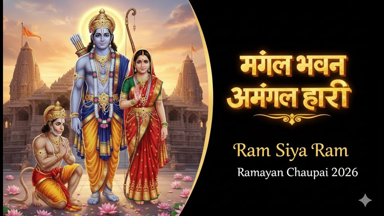 मंगल भवन अमंगल हारी &ndash; Ramayan Chaupai 2026 | Ram Siya Ram | Shree Ram Bhajan