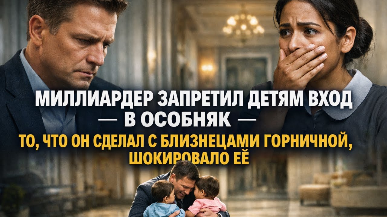 Он никогда не пускал детей в свой дом  пока не увидел близнецов горничной и не изменился навсегда