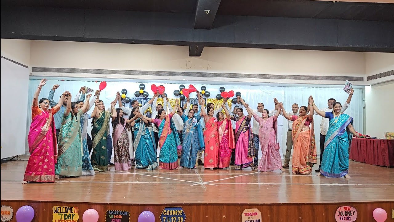 Secondary English teacher's dance -Darshana Ingale Madam's Farewell -Choreographed by Paresh Jamadar