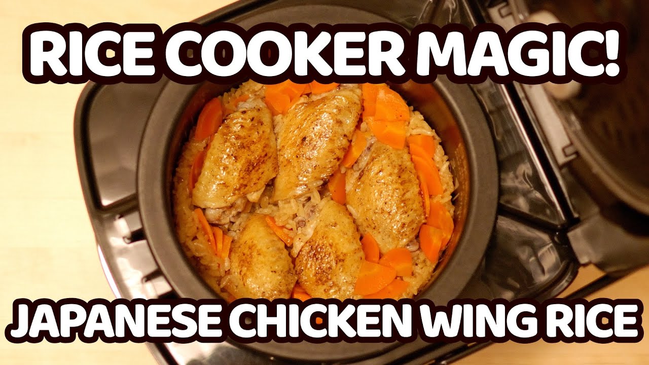 This Rice Cooker Savory Japanese Chicken Wing Rice is My New Obsession!