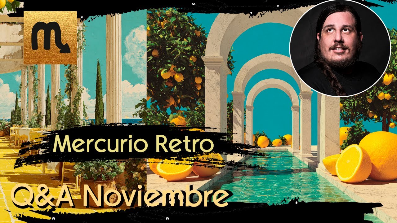 Mercurio Retr&oacute;grado! Luna Nueva en #Escorpio 2025 // Q & A AstroMostra