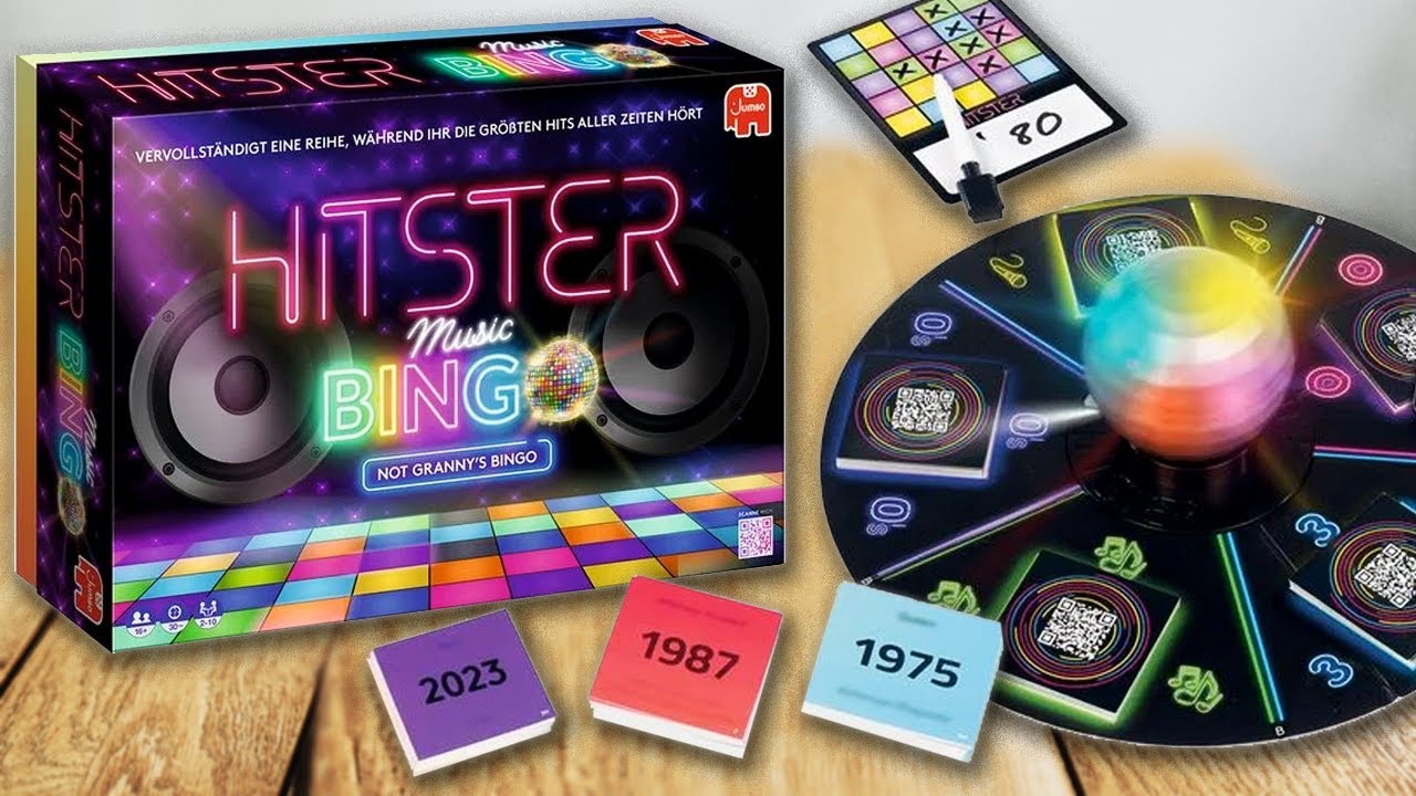 HITSTER BINGO - Spielregeln TV (Spielanleitung Deutsch) - JUMBO SPIELE Hitster Music Bingo