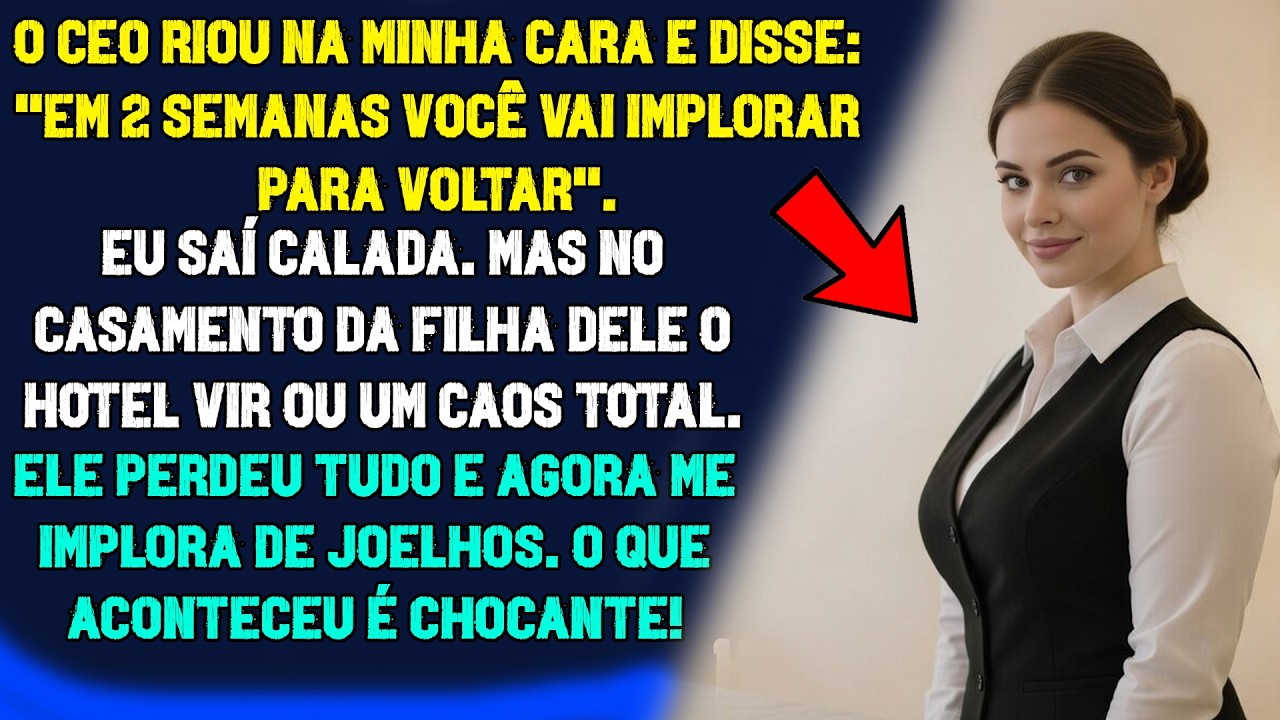 O CEO Riu na Minha Cara e Disse: Volte Implorando em 2 Semanas — O Final Foi Inacreditável