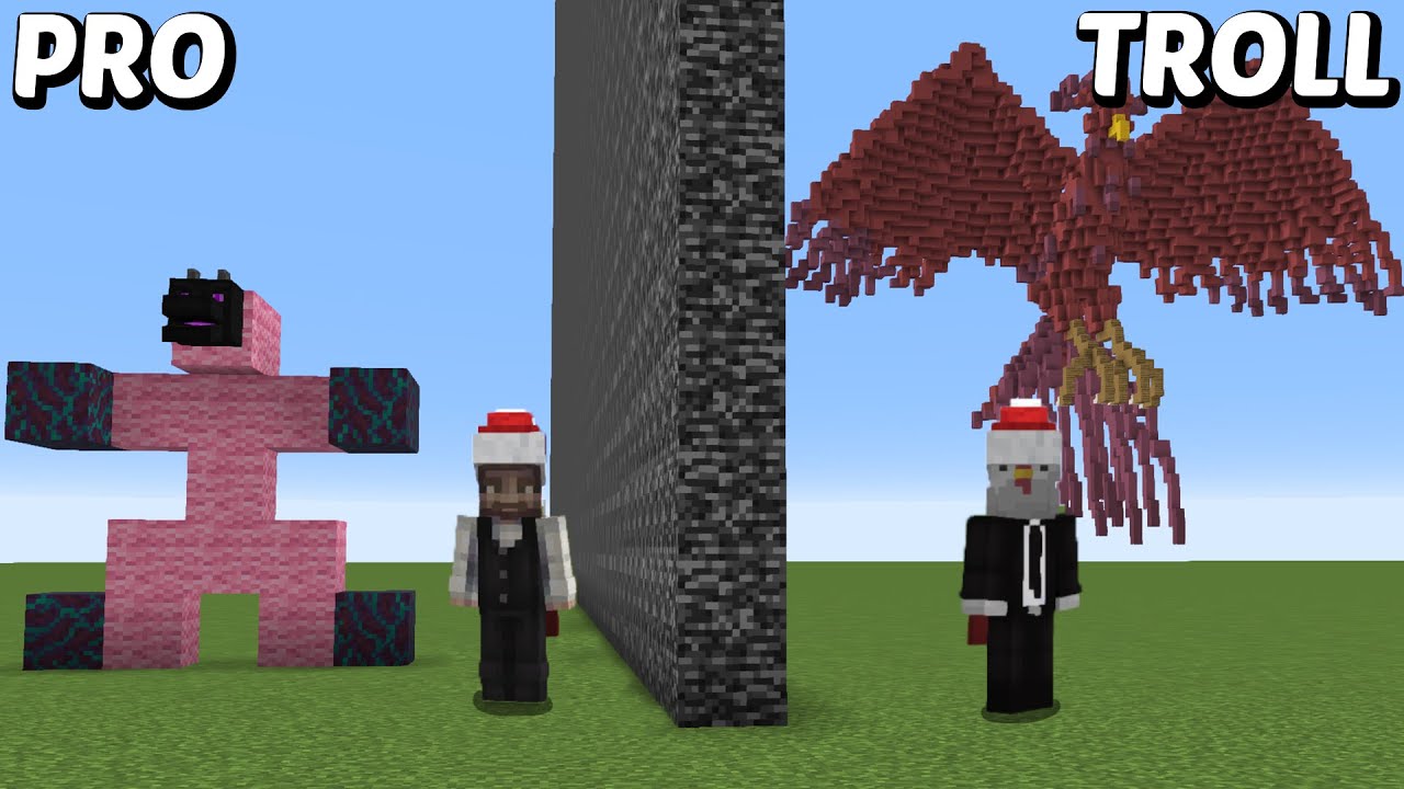 Minecraft Yapı Kapışmasında Pro Mimari Trolledim