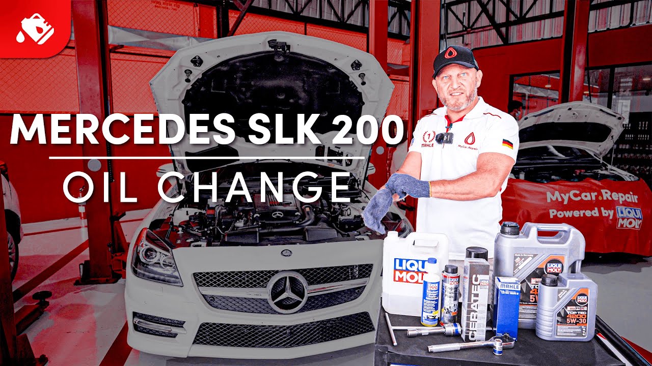 Vlog 02 with William - How to change the Engine Oil on the Mercedes SLK 1.7 200