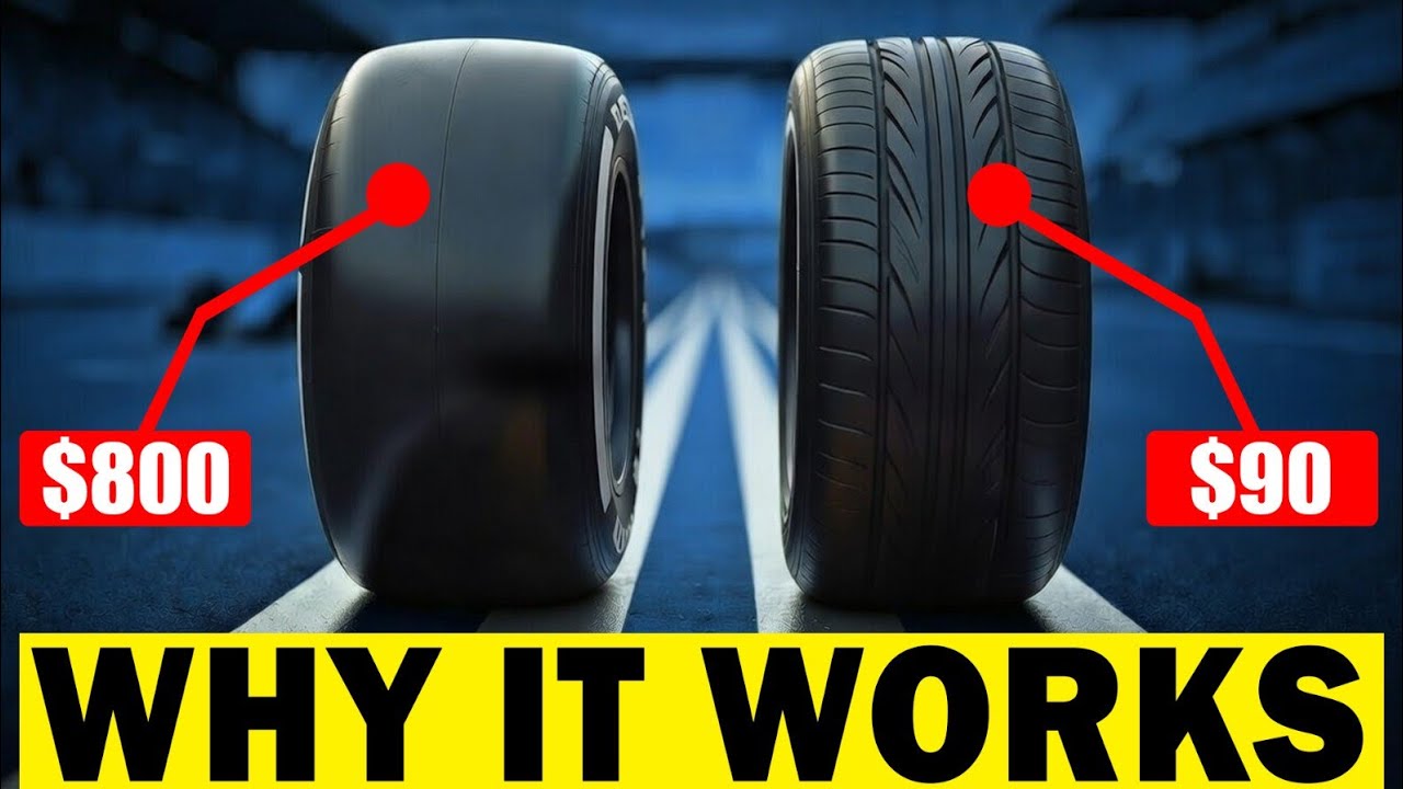 Why do These $5 Million Racing Cars Rather Have Bald (Slick) Tires?! The Origins of F1 Tires