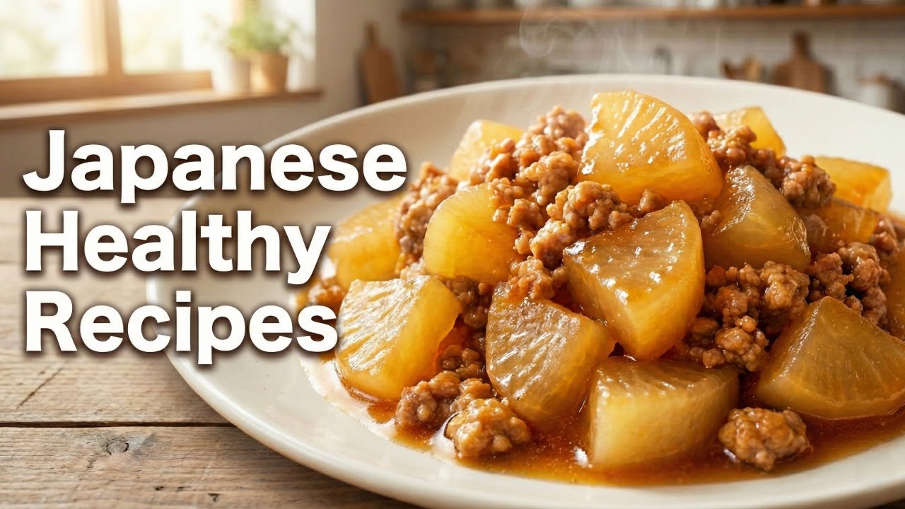 [Just Simmer 5 Minutes] Healthy Japanese Daikon & Ground Pork