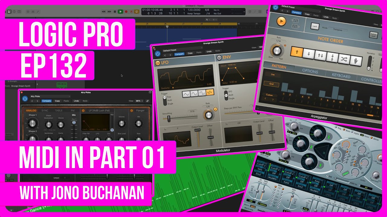 Logic Pro: Understanding MIDI In Part 1
