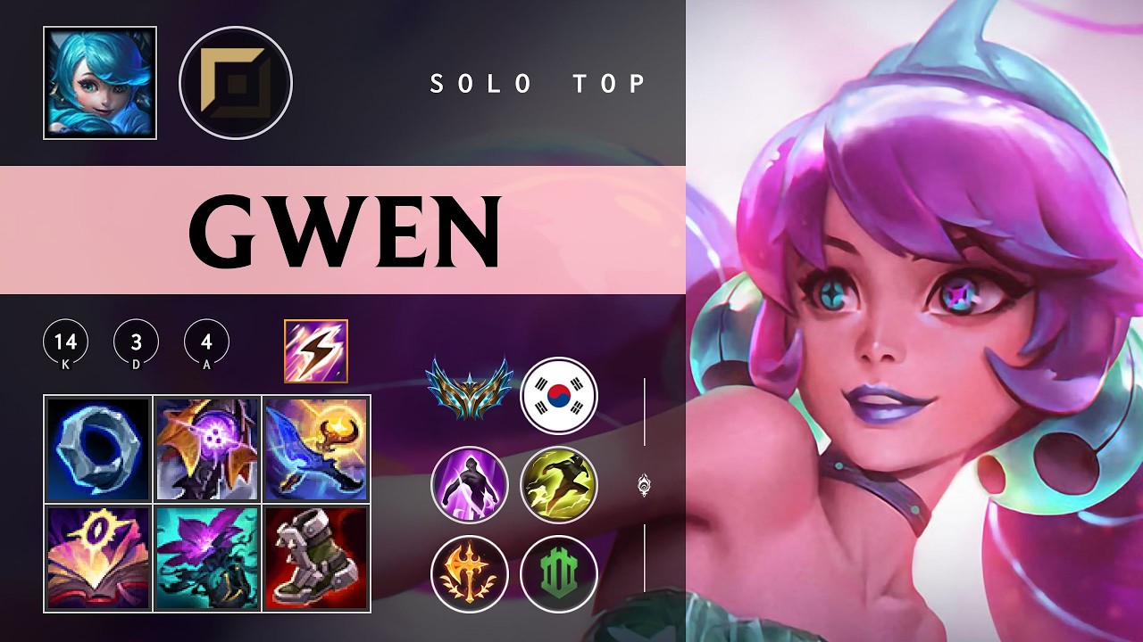 Gwen Top vs Ambessa - KR Challenger Patch 26.04
