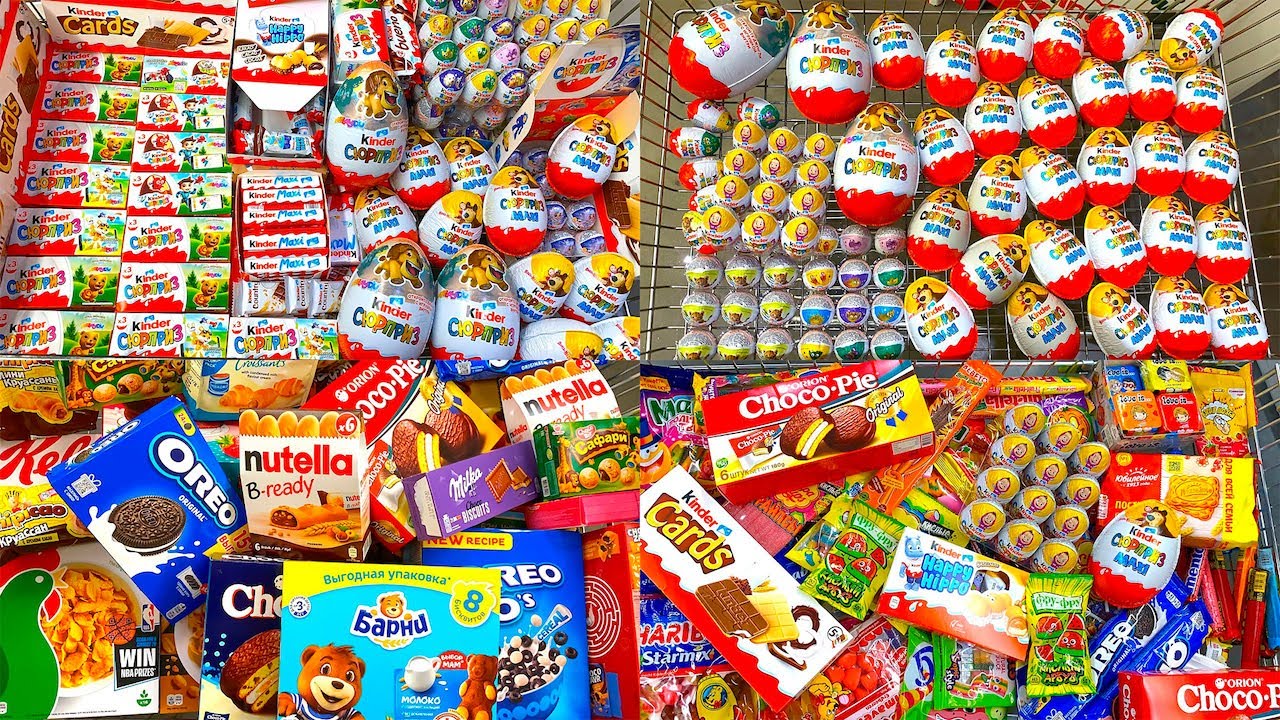 Мега Выпуск! Конфеты и Сладости 🤯! Shopping Kinder, M&M’s, Skittles,Snickers,Oreo. Compilation Video