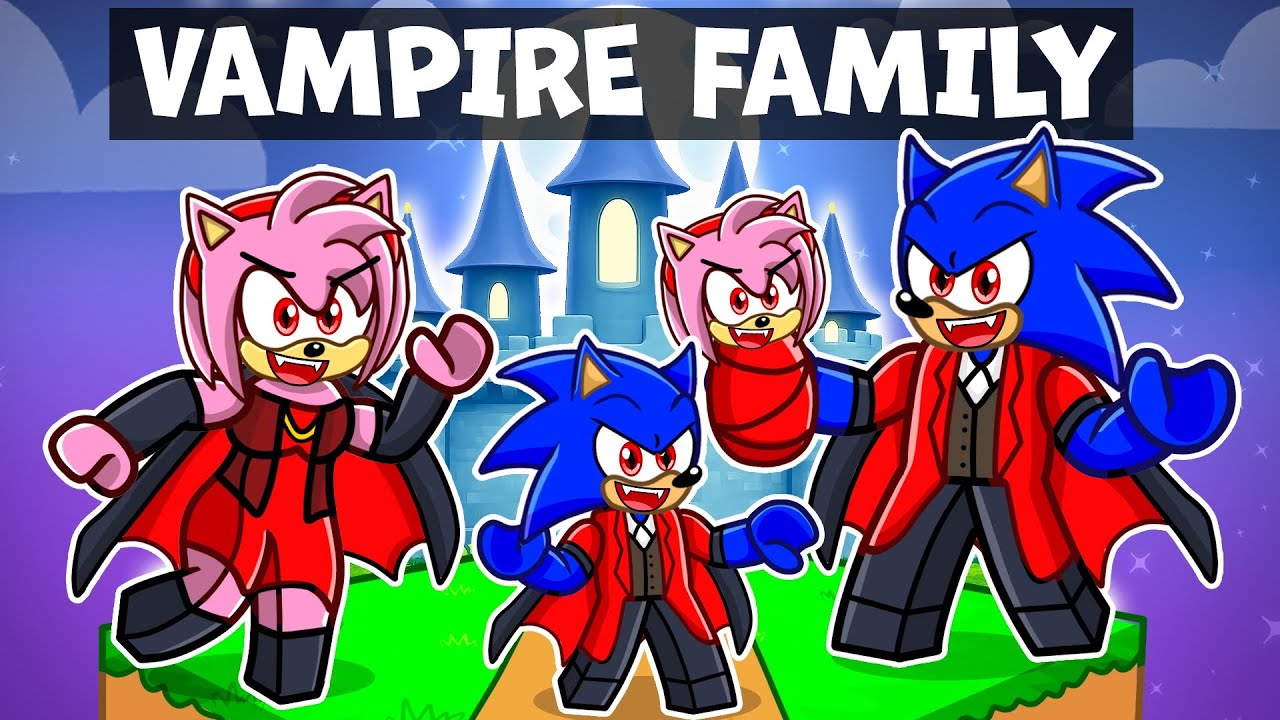 Having a VAMPIRE FAMILY in Roblox!