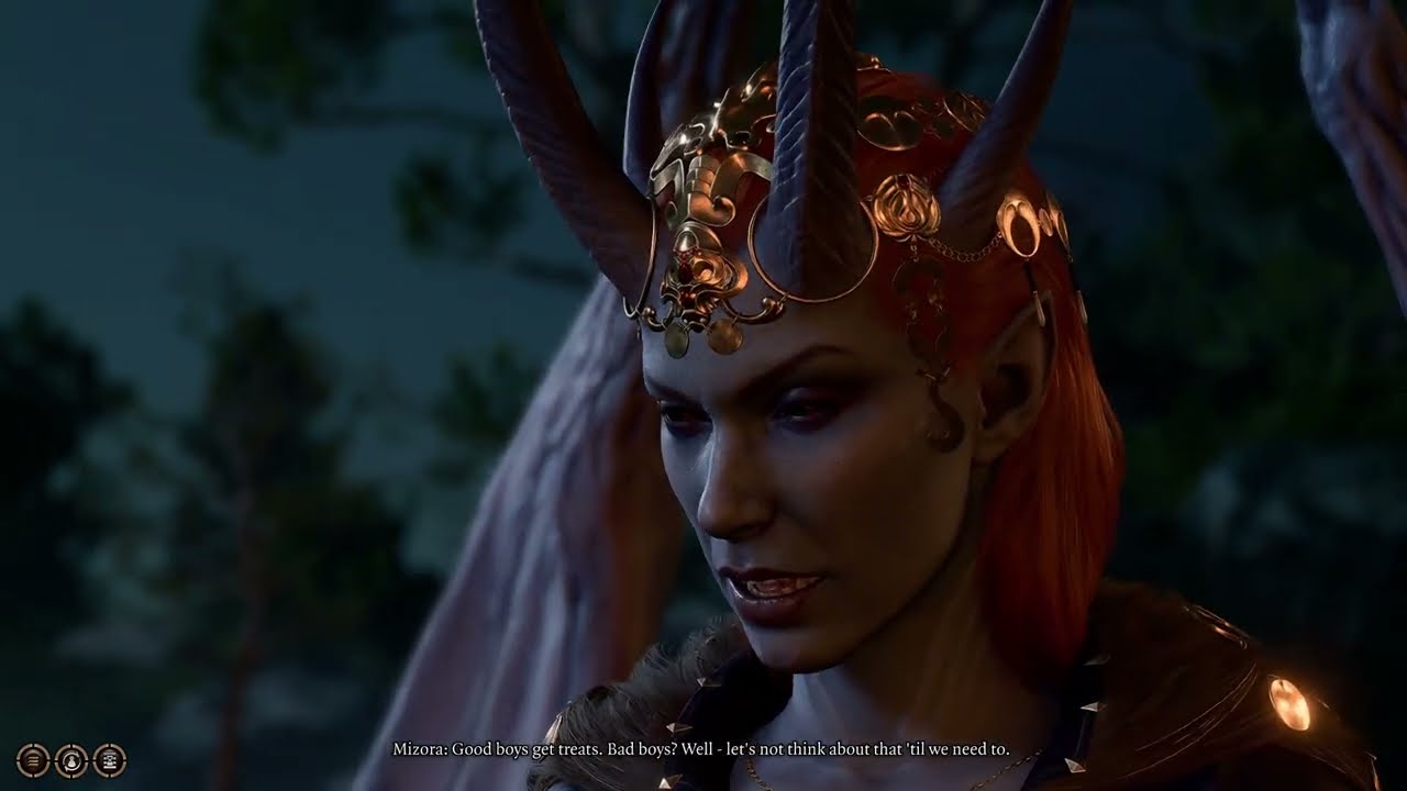 BG3 [ Wyll Origin Character ] - Mizora Reminder to Hunt Karlach - First Camp Cinematic