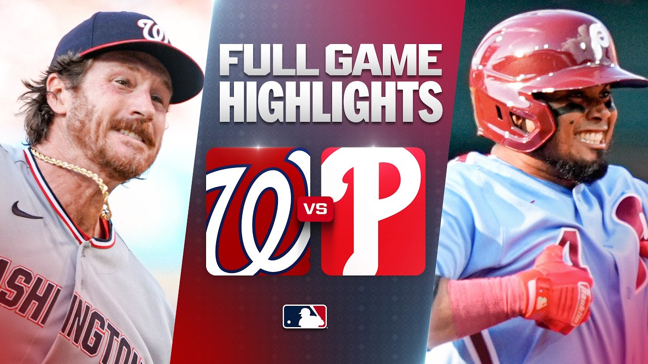 NATIONALS vs. PHILLIES: Official Full Game Highlights (August 6) | 2026 MLB Season