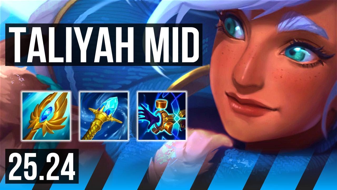 TALIYAH vs YONE (MID) | 39K damage | KR Challenger | 25.24