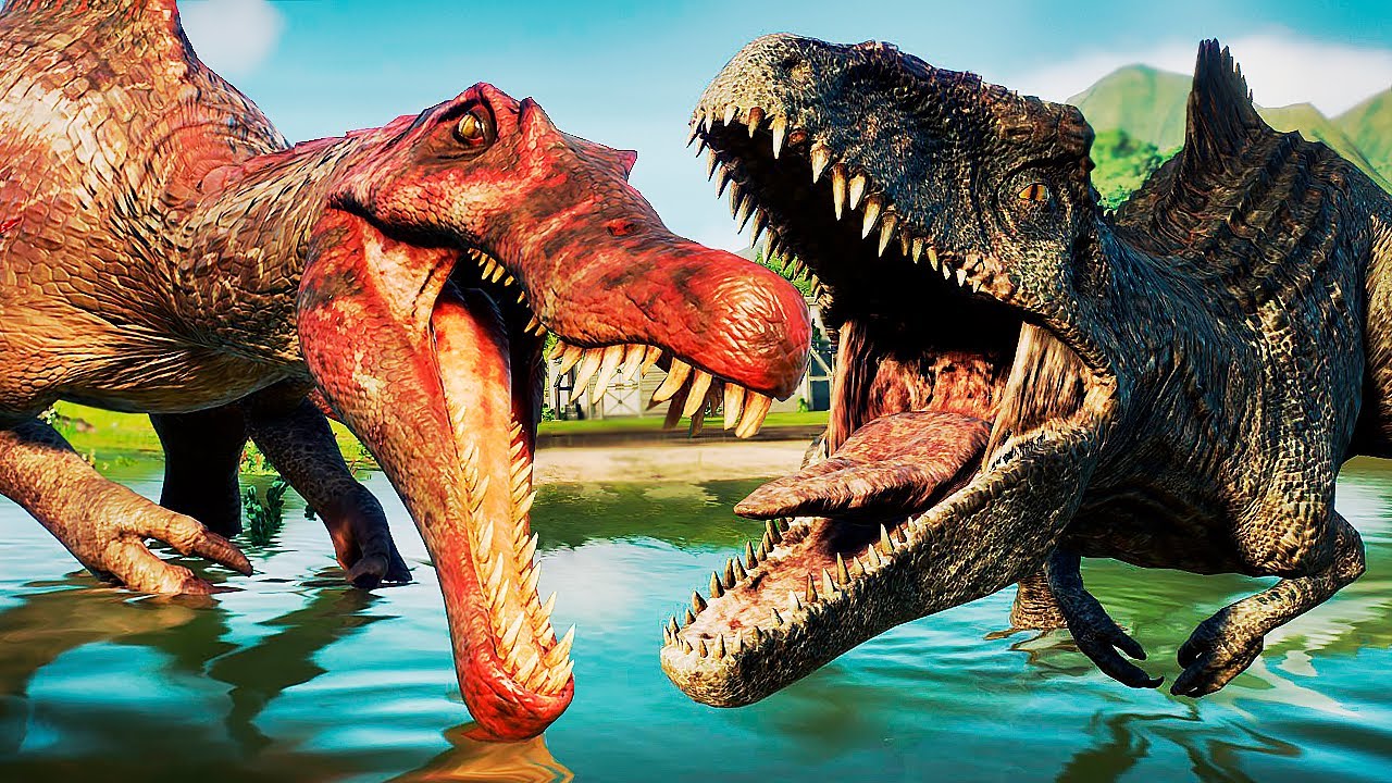 ARENA: Giganotossauro vs T. Rex vs Espinossauro e Mais! | Jurassic World Evolution 2 | (PT/BR)