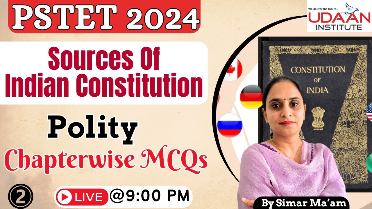 Sources Of Indian Constitution | Chapterwise MCQs (Day-2) | By Simar Ma'am