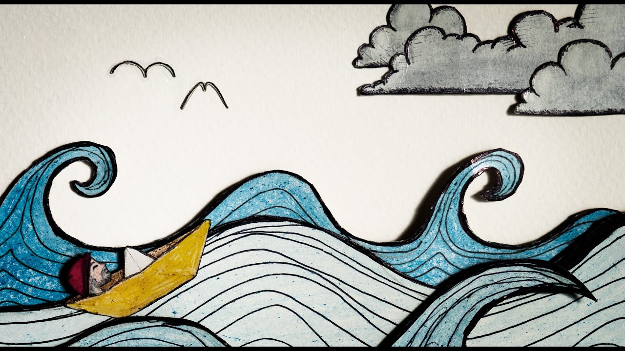 Un Barquito - Caetano Evon | Paper Cut Stop Motion