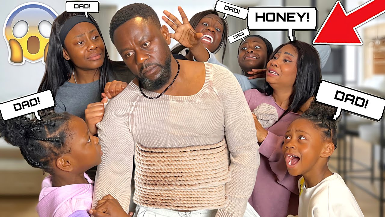 DAD TRAPPED IN A HOUSE FULL OF GIRLS What Happens Next Is Shocking  | the queens family