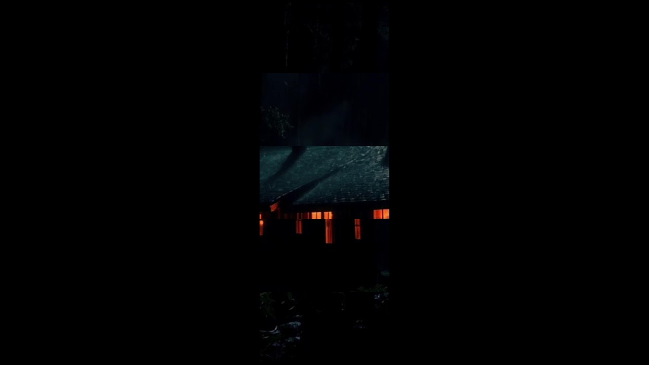 24/7 LIVE STREAM  🌧️  Forest Cabin During Heavy Rain 🔥 |  Insomnia Relief 😴 |  Night Forest Ambienc